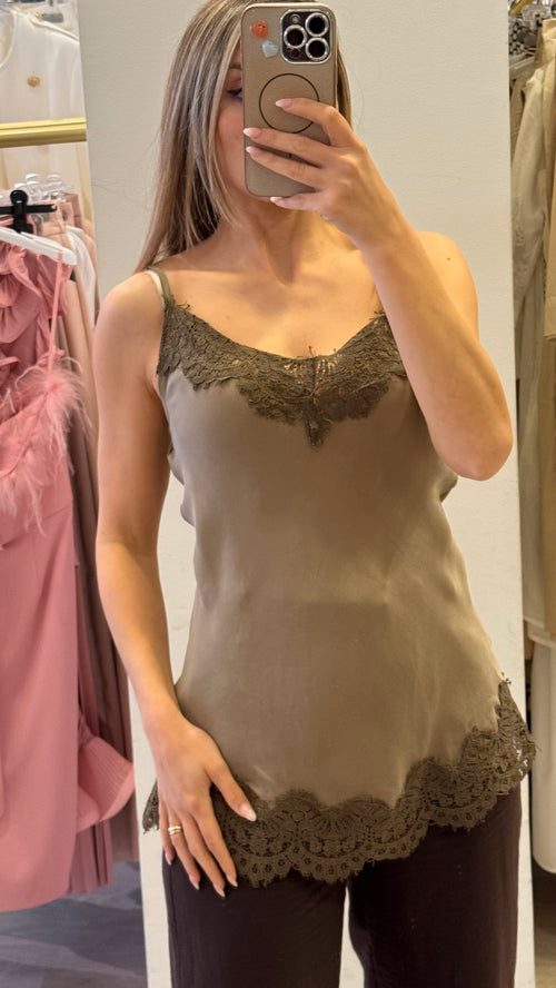 Top Lingerie In Cupro