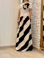 Abito t-shirt e gonna in cotone