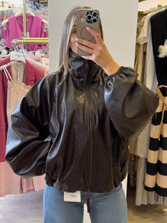 Bomber In Ecopelle Intrecciato Motel