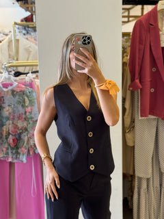Completo Coordinato Gilet+Panta In Viscosa