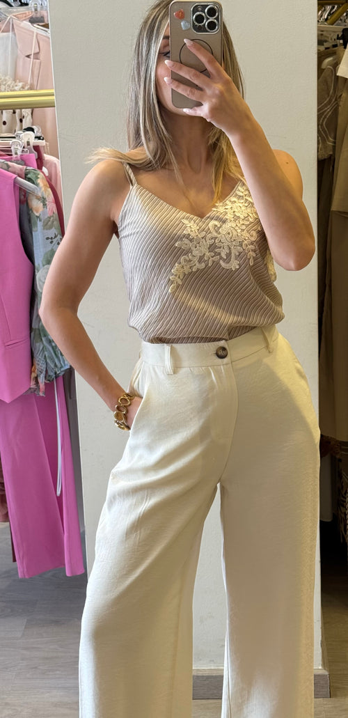 Top A Righe In Pizzo
