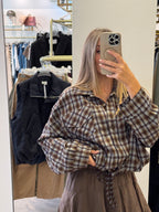 Camicia Bomber Quadri Tensione IN