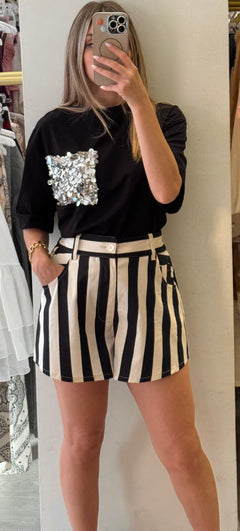 Shorts Nero/Burro
