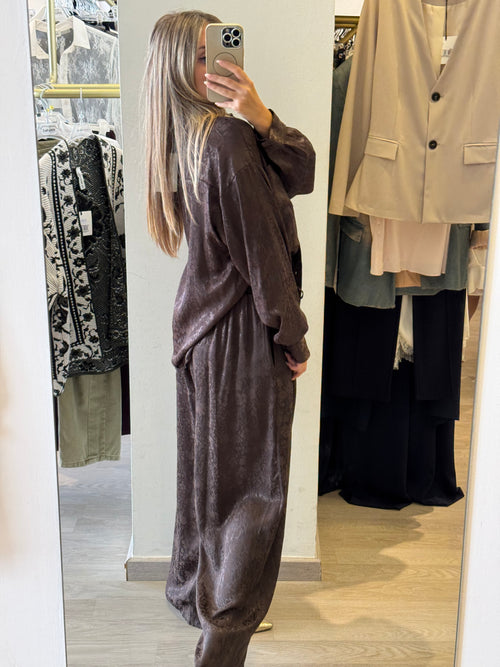 Camicia Saten Damascato MOTEL