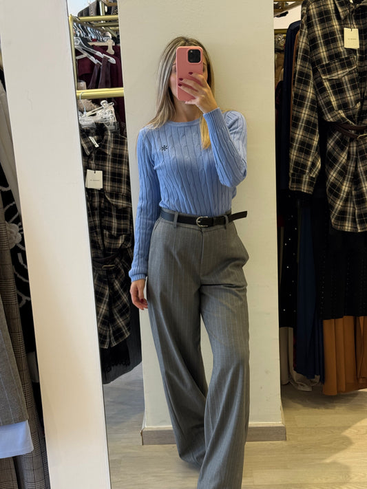 Pantalone Grigio/azzurro