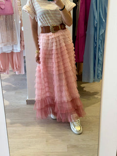 Gonna tulle degradè