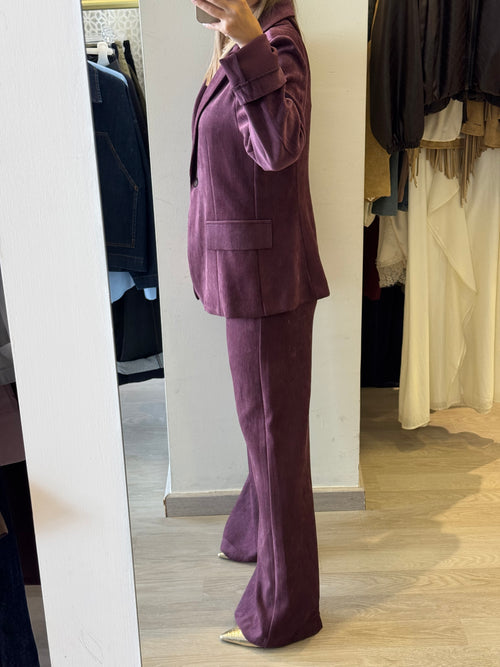 Pantalone in Velluto Spinato