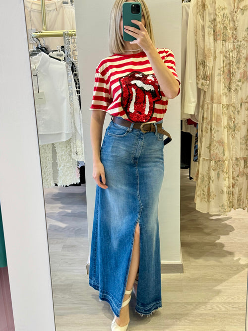 Gonna in denim