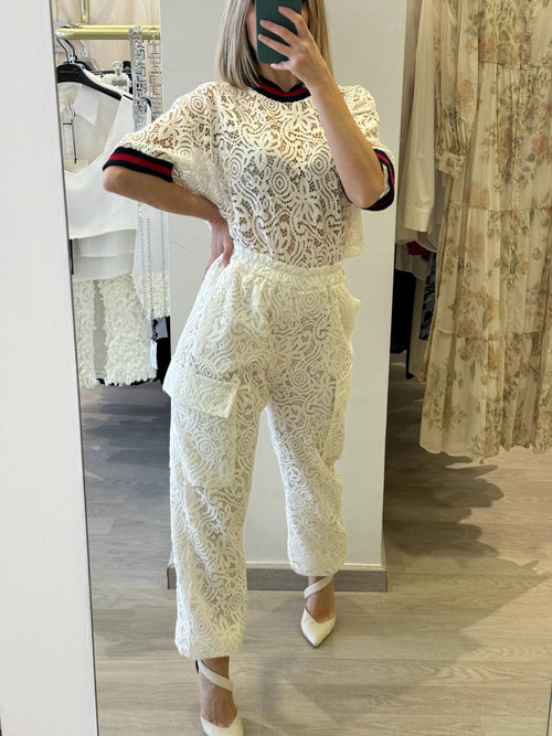 Pantalone in pizzo