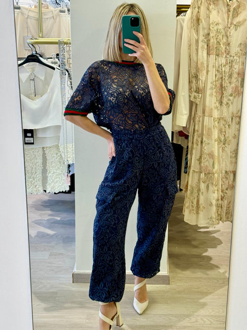 Pantalone in pizzo