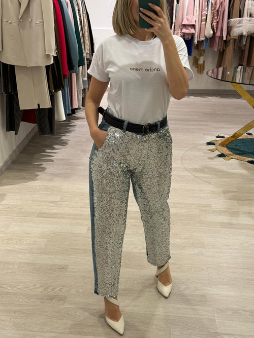 Jeans Pagliettato