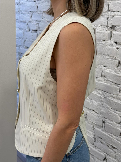 Gilet gessato