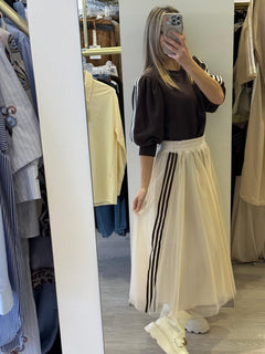 Gonna Con Bande In Tulle