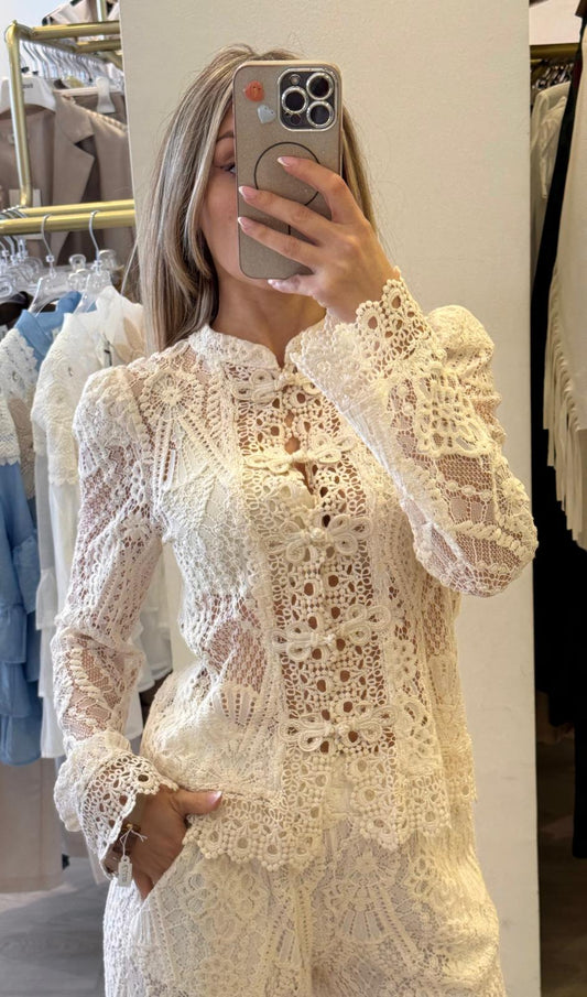 Camicia Napoleon In Pizzo