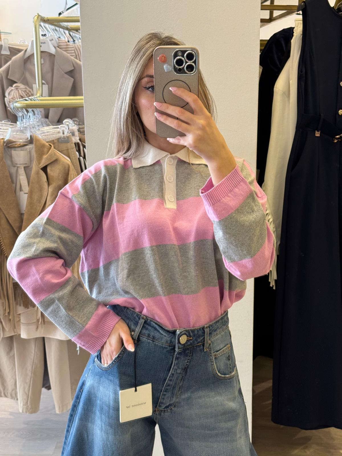 Maglia Polo Contrasto Coletto