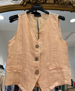 Gilet In Lino