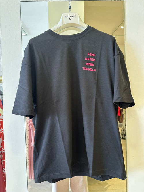 T-Shirt Con Stampa "TEQUILLA"
