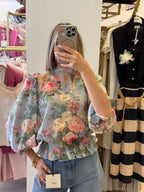 Camicia In Mussola Floreale