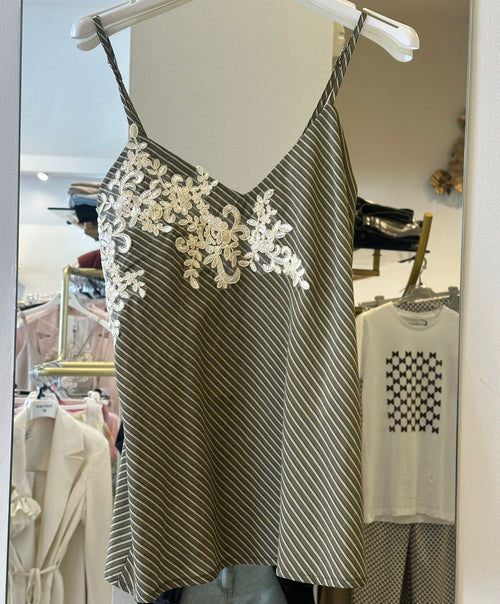 Top A Righe In Pizzo
