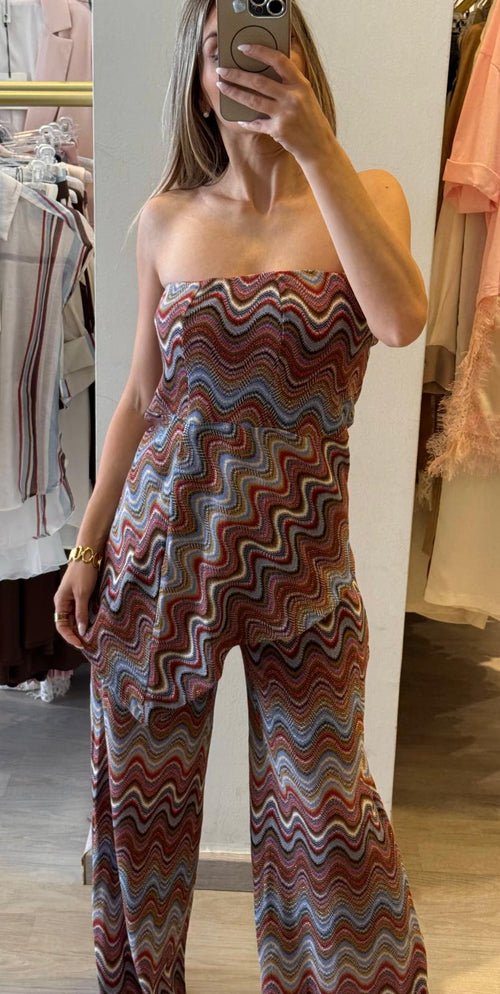 Top Asimmetrico Stampa Missoni