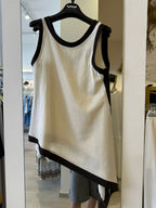 Top In Cotone Asimmetrico