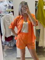 Shorts Con Applicazioni Stras