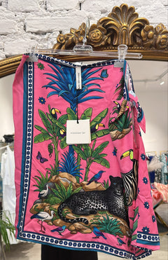 Gonna Pareo Corta Fantasia Leopardo