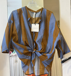 Camicia A Righe Maxi