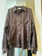 Camicia Saten con Ricami MOTEL