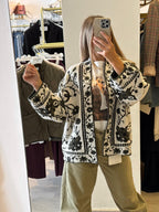 cardigan caban fiori Tensione IN