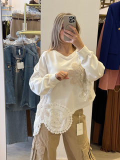 Felpa Macramè