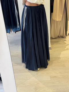 Gonna Con Bande In Chiffon