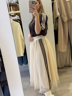 Gonna Con Bande In Tulle