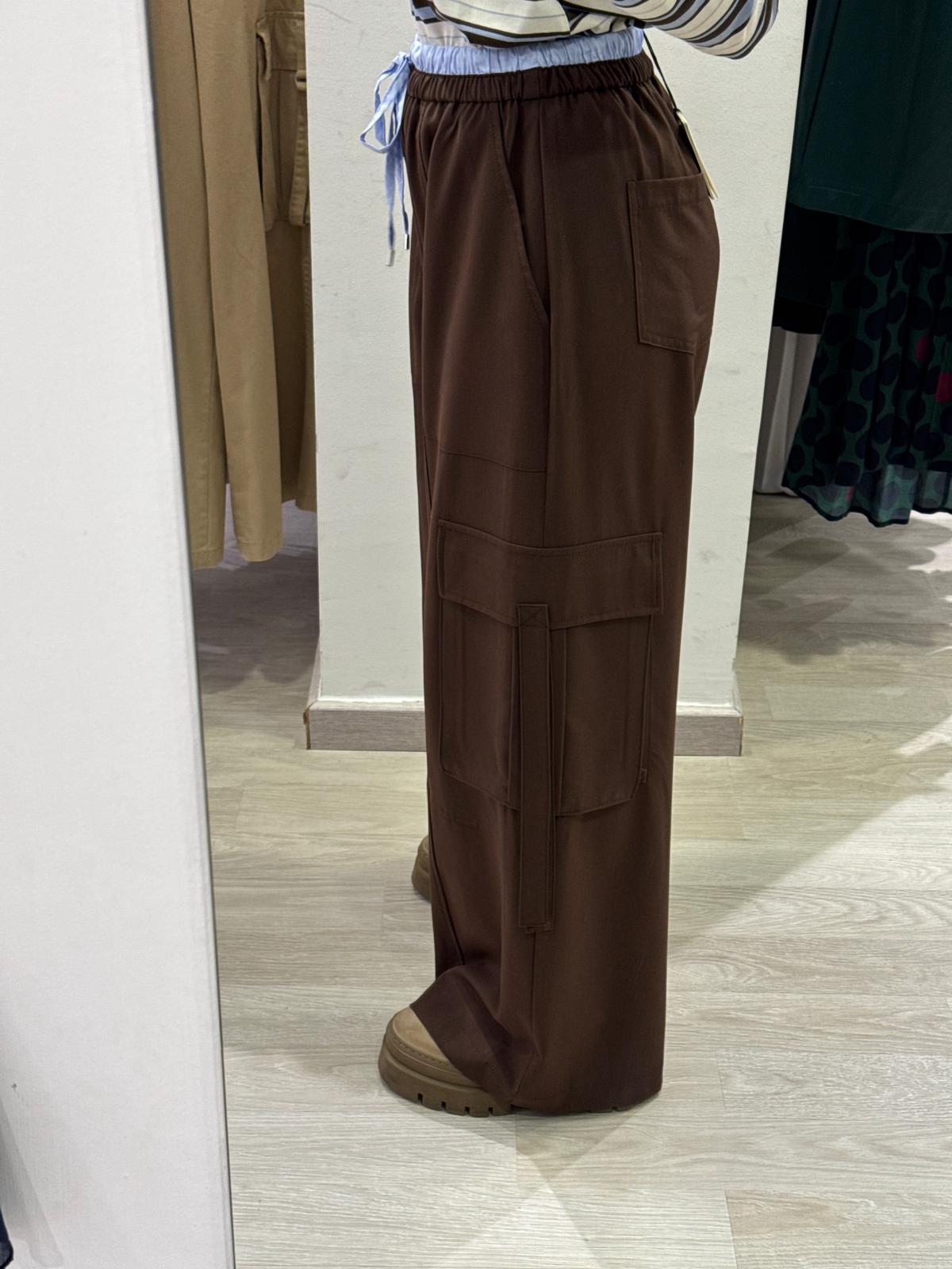 Pantalone Cargo Con Coulisse