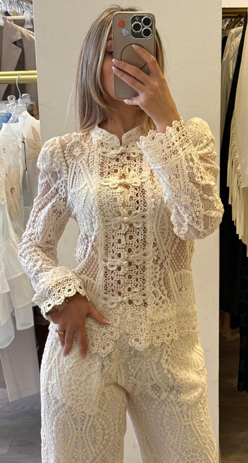 Camicia Napoleon In Pizzo