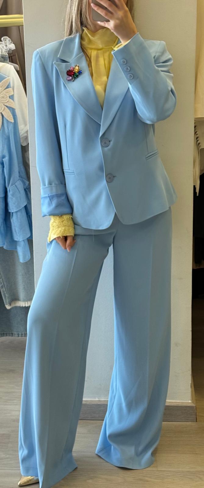 Pantalone Tessuto Fluido