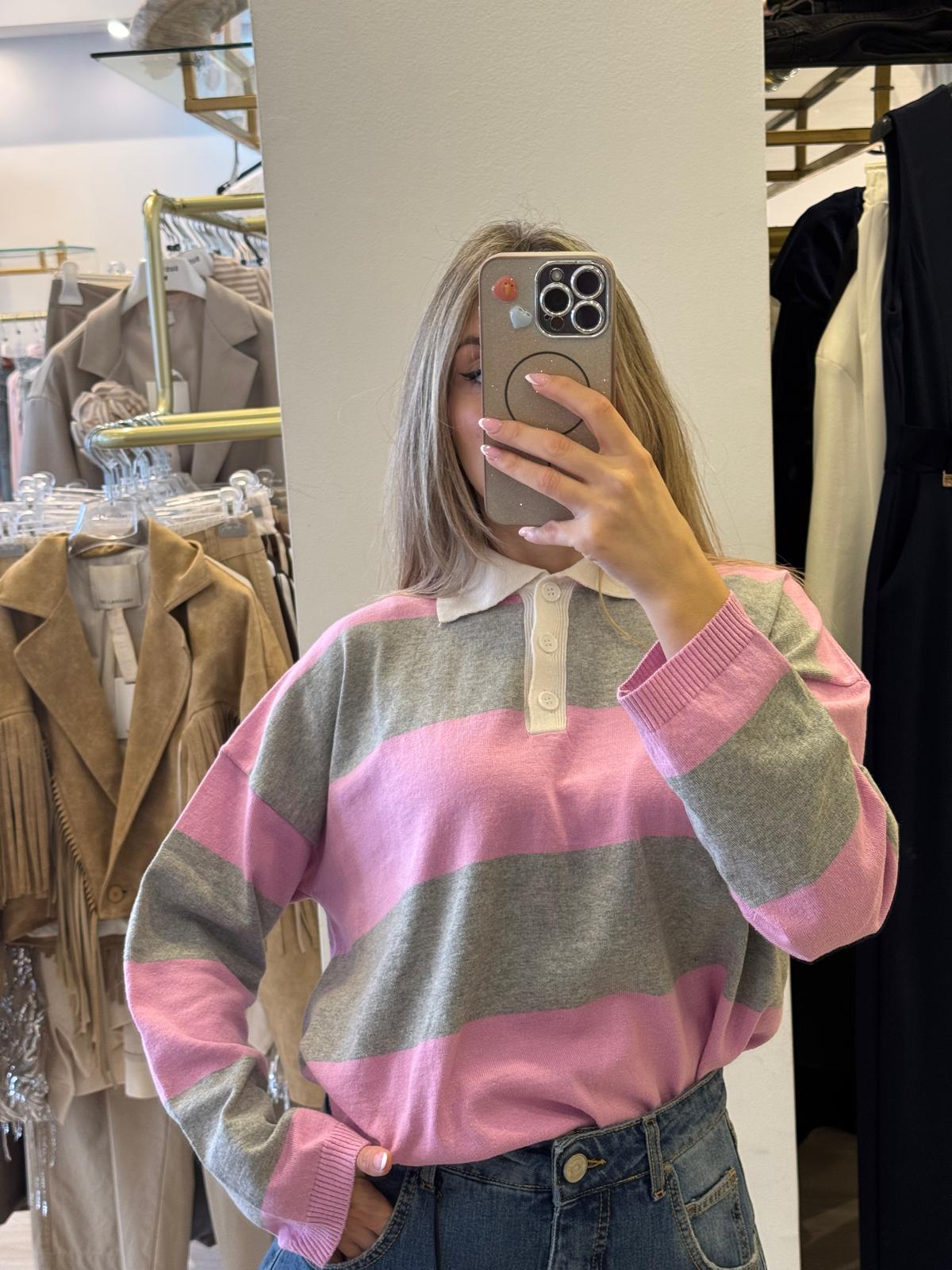 Maglia Polo Contrasto Coletto