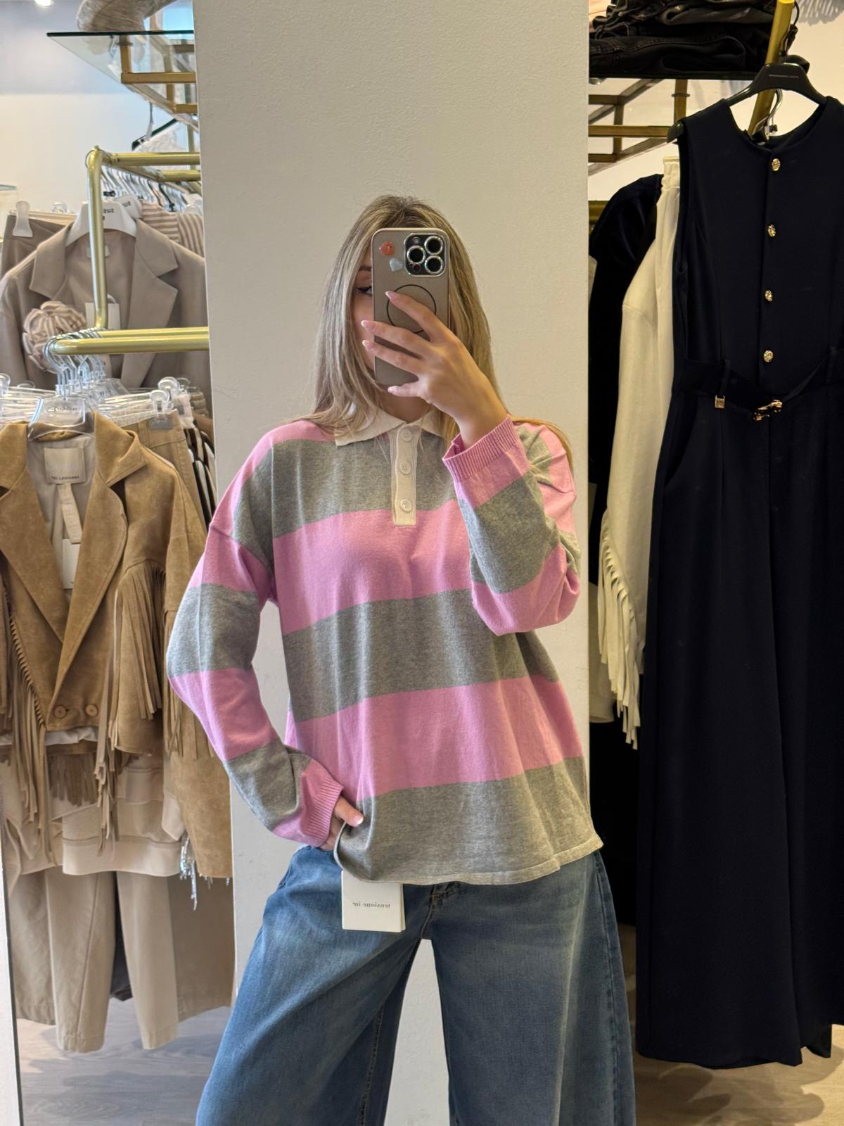 Maglia Polo Contrasto Coletto