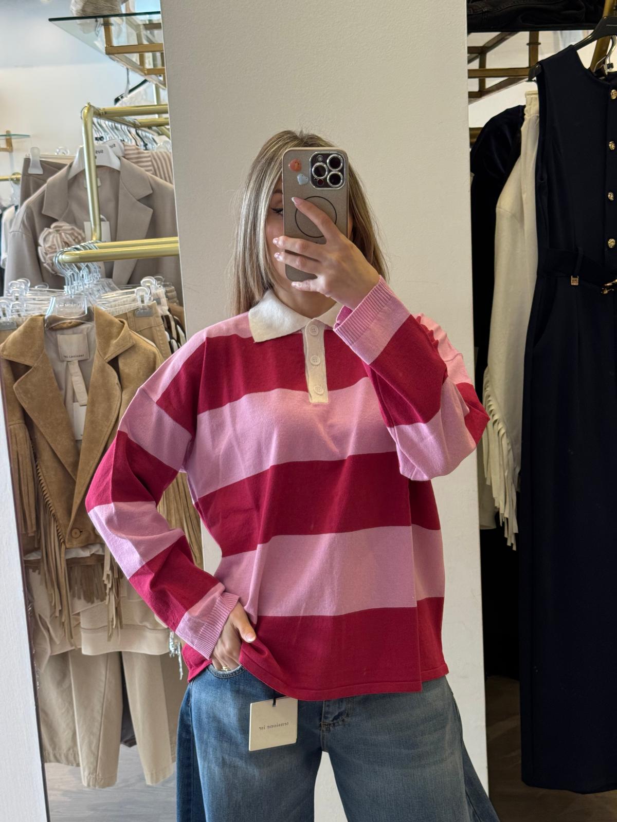 Maglia Polo Contrasto Coletto