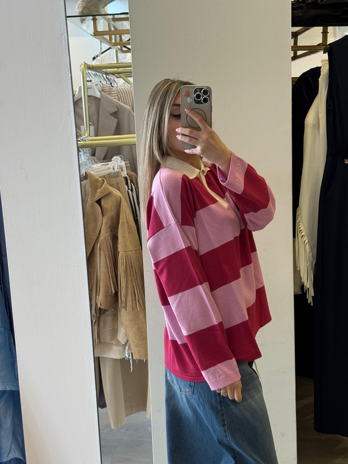 Maglia Polo Contrasto Coletto