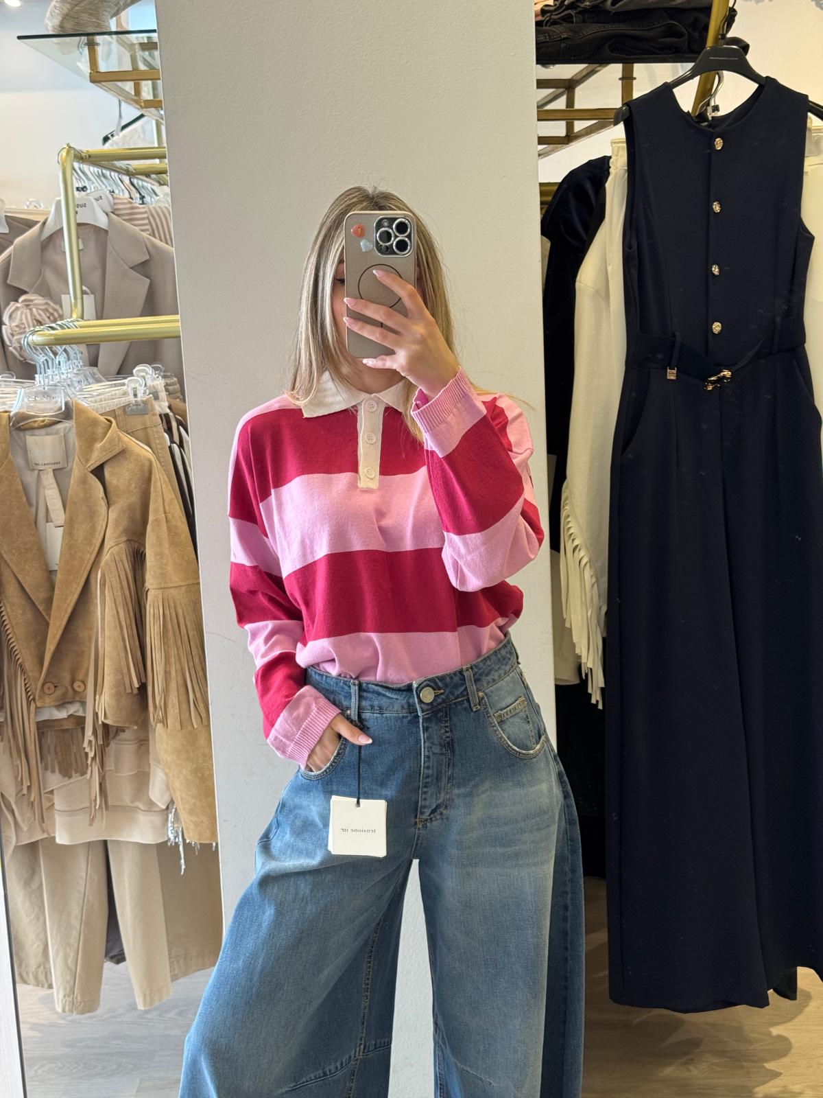 Maglia Polo Contrasto Coletto