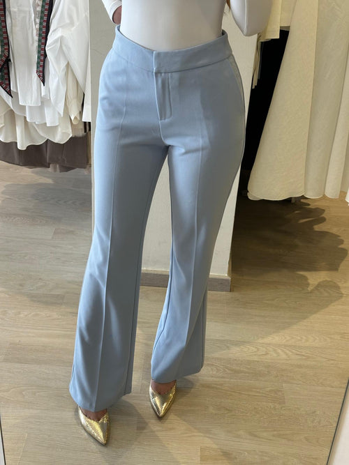 Pantalone Taillur In Crepê