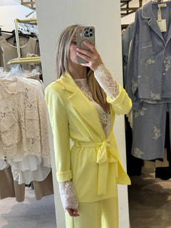 Tailleur Tessuto Fluido