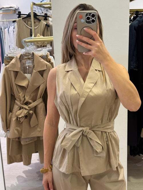 Gilet Riprese Con Cinturino