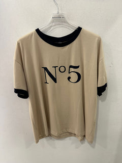 T-shirt "N5" A Contrasto TENSIONE IN