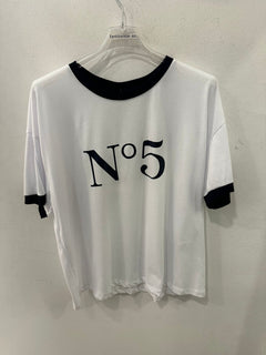 T-shirt "N5" A Contrasto TENSIONE IN