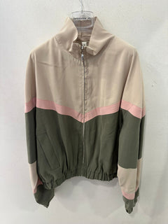 Bomber Tricolor In Cupro