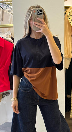 Maglia Serafino Bicolore