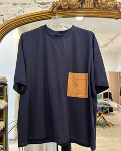 T-shirt Con Taschino Monocolore Tensione In