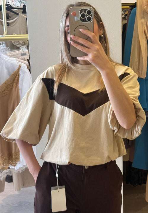 T-shirt Balloon Con Banda